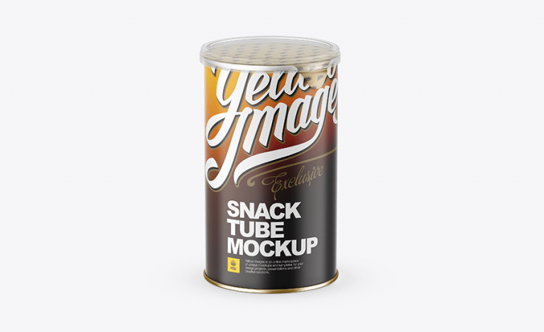 Versatile Snack Tube Psd Mockup Templates