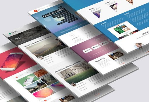 30+ Perspective Website Design Psd Mockups