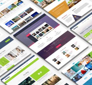 30+ Perspective Website Design PSD Mockups