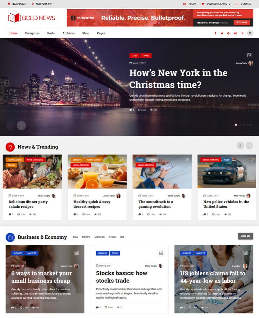 30+ Best News - Magazine Style WordPress Themes - Decolore