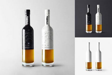 Download 40+ Realistic Bottle Packaging Mockups | Decolore.Net