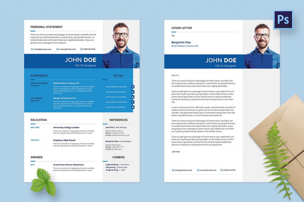 50+ Best Clean & Useful CV / Resume Templates