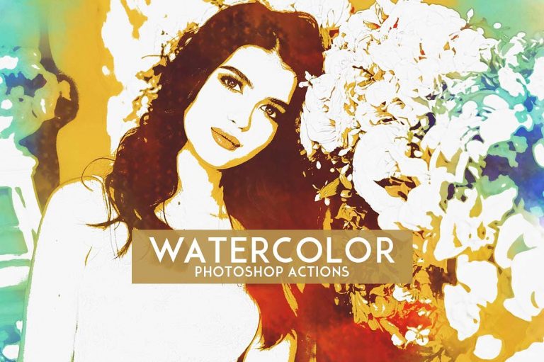 19 Artistic Watercolor & Sketch Painting Effect Photoshop Actions ...