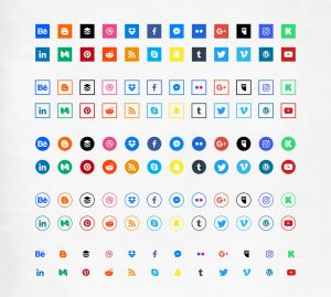 35+ Solid Social Media Icons for Designers