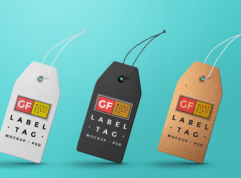 Download 40+ Photorealistic Label / Tag PSD Mockups | Decolore.Net