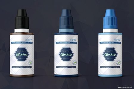 30+ Vape Liquid / Dropper Bottle PSD Mockups