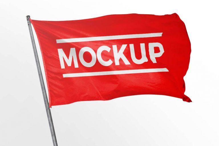 Download 55+ Realistic Flag Mockup PSD For Branding - Free ...