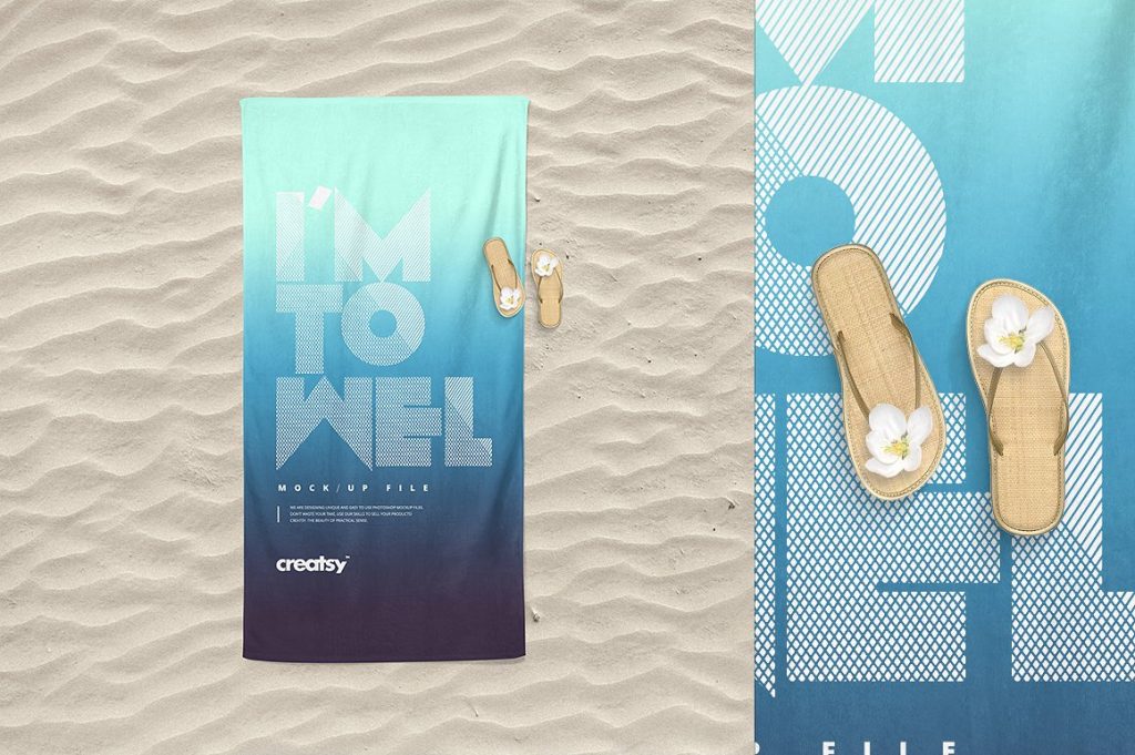 towel mockup free