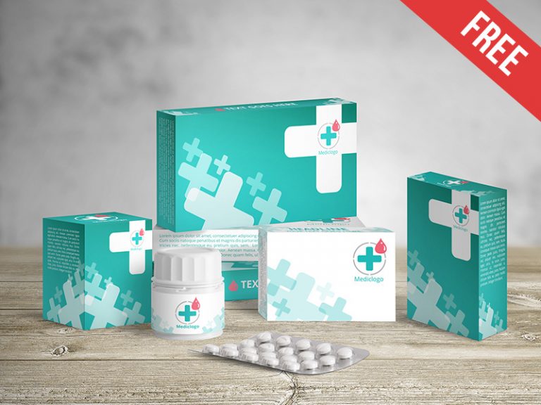 Download 30+ Pills Box Packaging PSD Mockup Templates | Decolore.Net