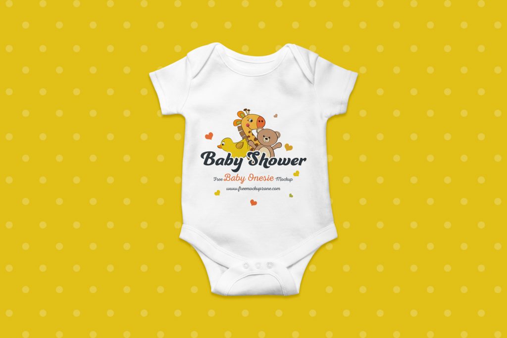 Download 25+ Baby Onesie / Bodysuit PSD Mockups | Decolore.Net