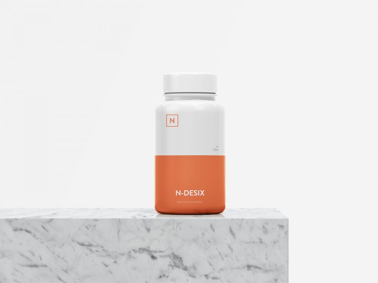 30+ Pills / Vitamins Bottle Packaging PSD Mockup Templates - Decolore