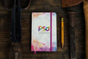 30+ Elegant Notebook Mockup Design Templates