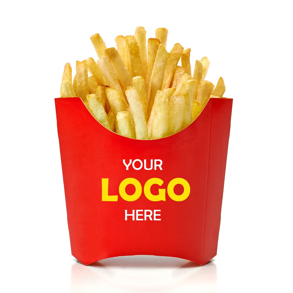 French Fries Box Mockup - Free Package Mockups