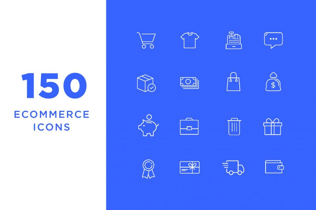 30+ Vibrant Shopping & E-Commerce Icon Packs