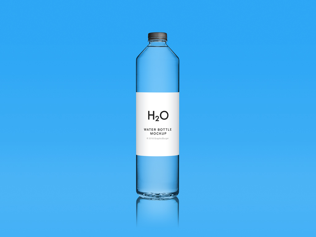 Download 25+ Realistic Water Bottle Mockup Templates | Decolore.Net