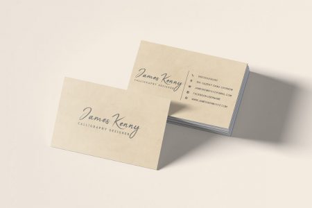 30+ Clean Minimalistic Business Card PSD Templates