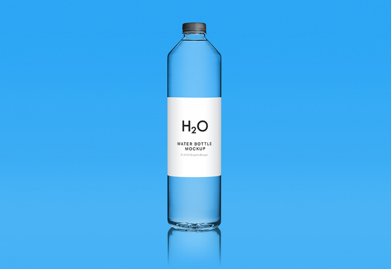 25+ Realistic Water Bottle Mockup Templates | DecoloreNet