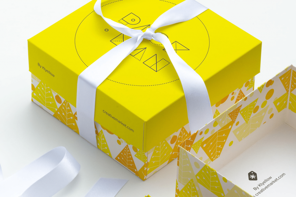 Download 40+ Gift Box Mockup Templates for Special Events ...