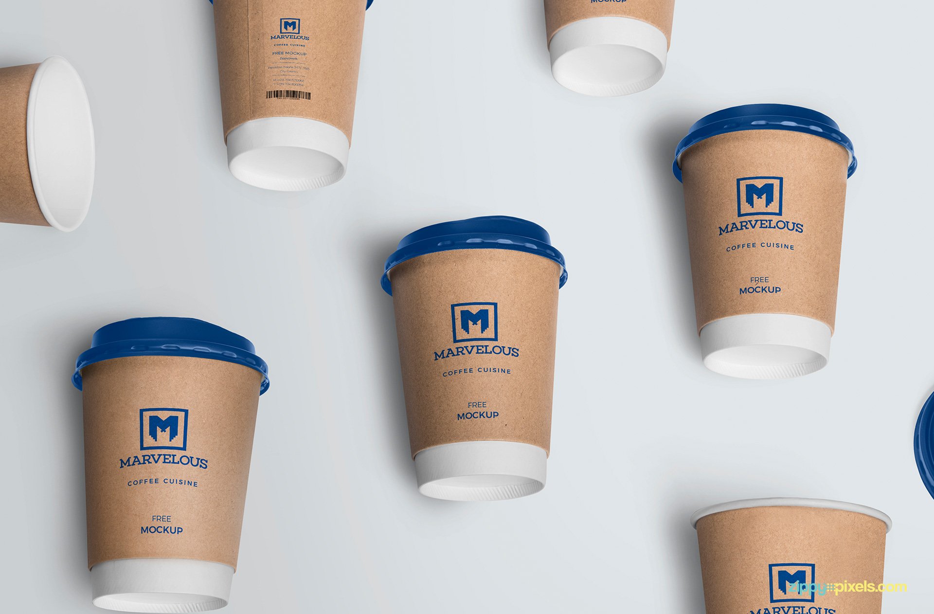 Download 75+ Best Paper Coffee Cup Mockup Templates | Decolore.Net