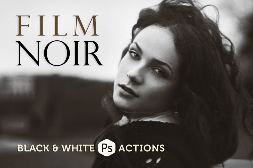 23 Delicate Black And White Photoshop Actions