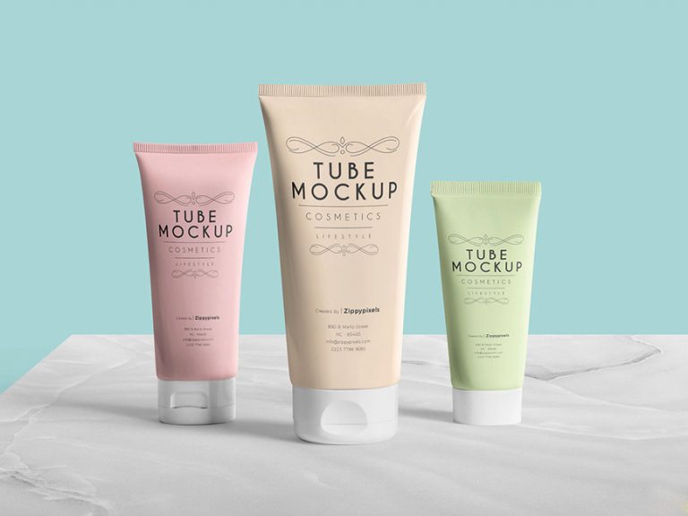 Download 40+ Cosmetic Tube PSD Mockup Templates | Decolore.Net