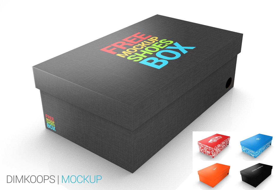 Download 20 Outstanding Shoe Box Psd Mockup Templates Decolore Net