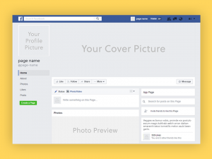 25+ Facebook Page Branding Mockup Templates