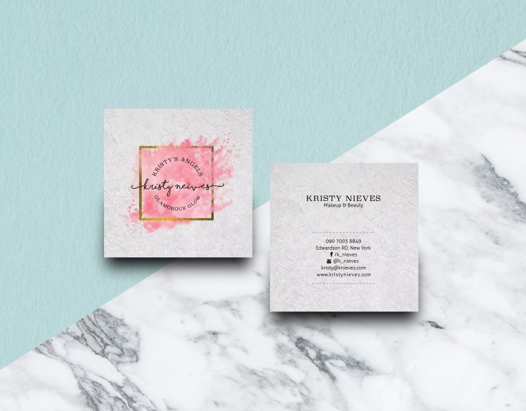 20+ Creative Square Business Cards You'll Want to Own