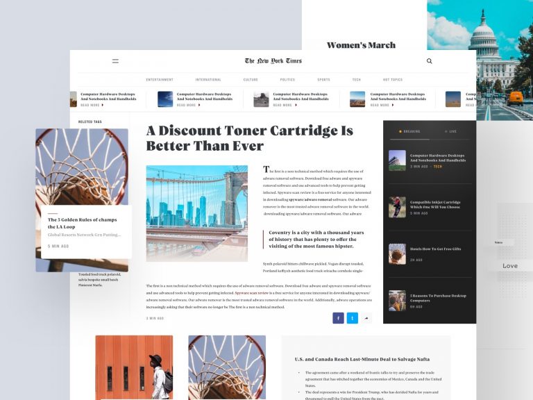 50 Inspirational Blog Layout Designs