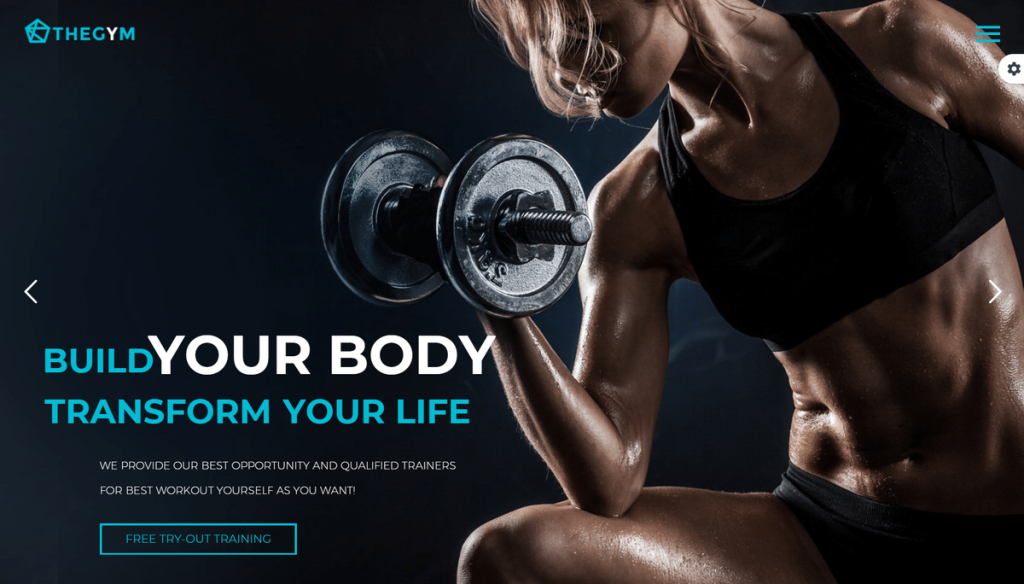 15+ Expressive Gym and Fitness WordPress Themes - Decolore