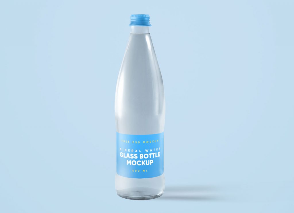 25+ Realistic Water Bottle Mockup Templates - Decolore