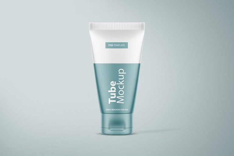 15+ Realistic Toothpaste / Cosmetic Tube Mockup Templates