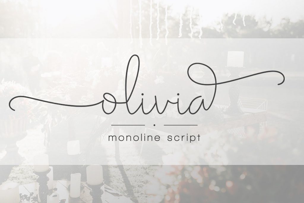 50+ Best Monoline Fonts for Designers