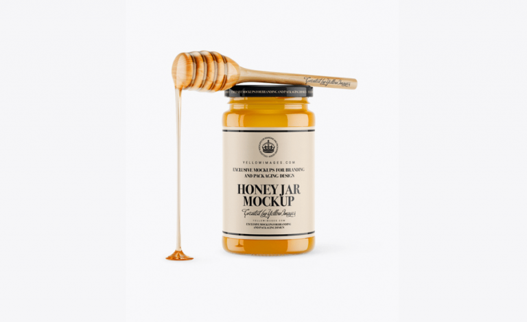 Download 20+ Super Realistic Honey Jar PSD Mockups | Decolore.Net