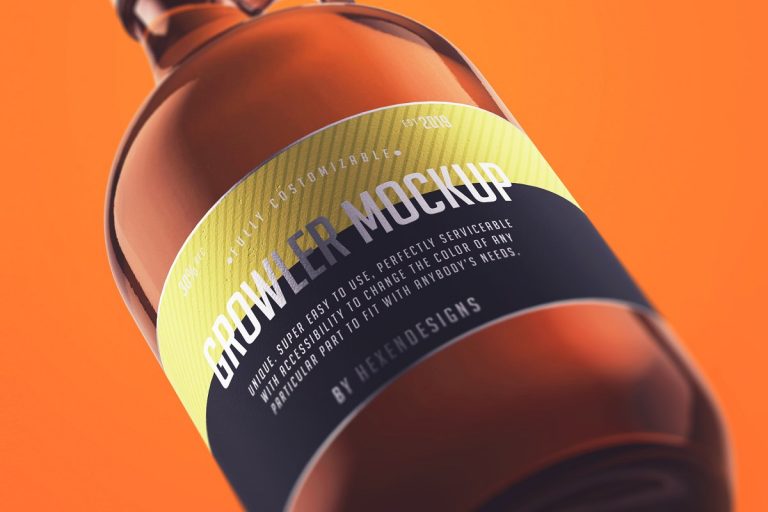 Download 40+ Alcohol Bottle Mockup Templates for Label Presentation ...