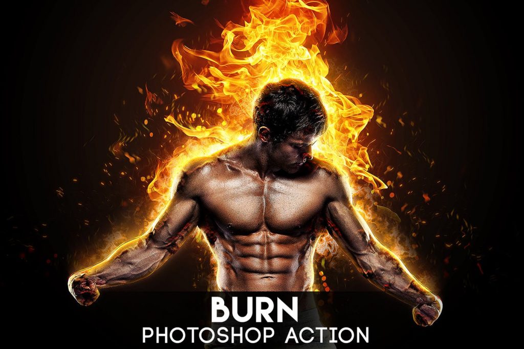 burn photoshop action download