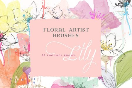 15+ Impressive Flower Photoshop Brushes