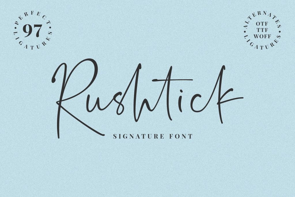 Handpicked Free Signature Fonts