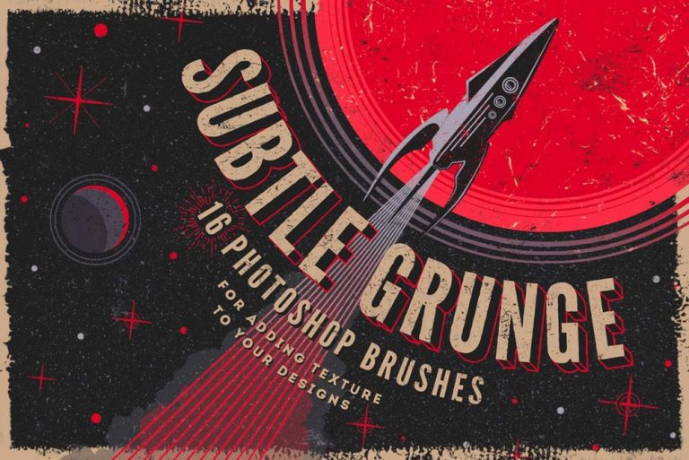 25+ Grunge And Distressed Photoshop Brush Sets