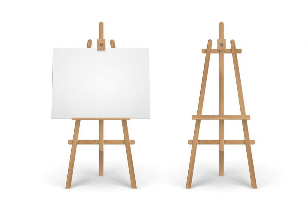 20+ Easel Mockup Templates / Artistic Way to Show Your Artwork