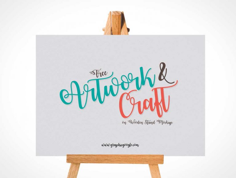 Download 20+ Easel Mockup Templates / Artistic Way to Show Your Artwork | Decolore.Net