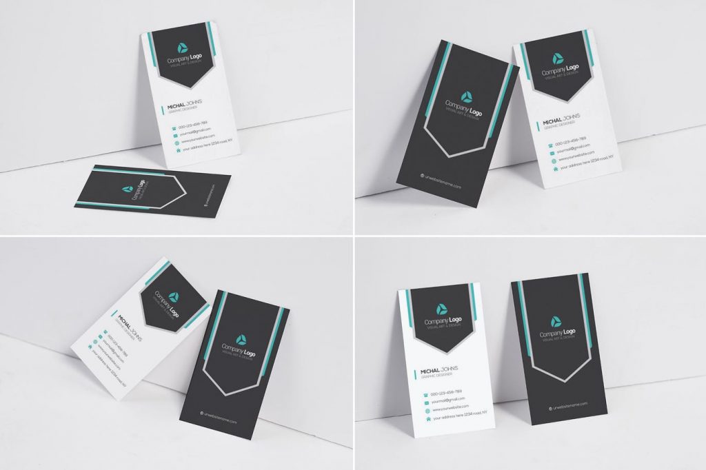 30+ Vertical Business Card Mockups for Your Presentation