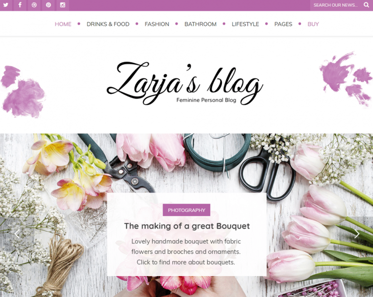 15+ Girly / Feminine WordPress Themes For All Beauties