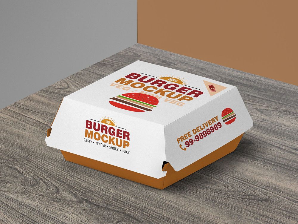 15 Burger Box Packaging Psd Mockup Templates Decolore Net