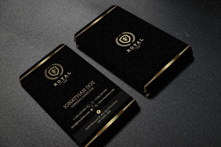 30+ Incredible Black and Gold Business Card Templates