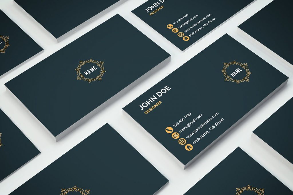 30+ Incredible Black and Gold Business Card Templates