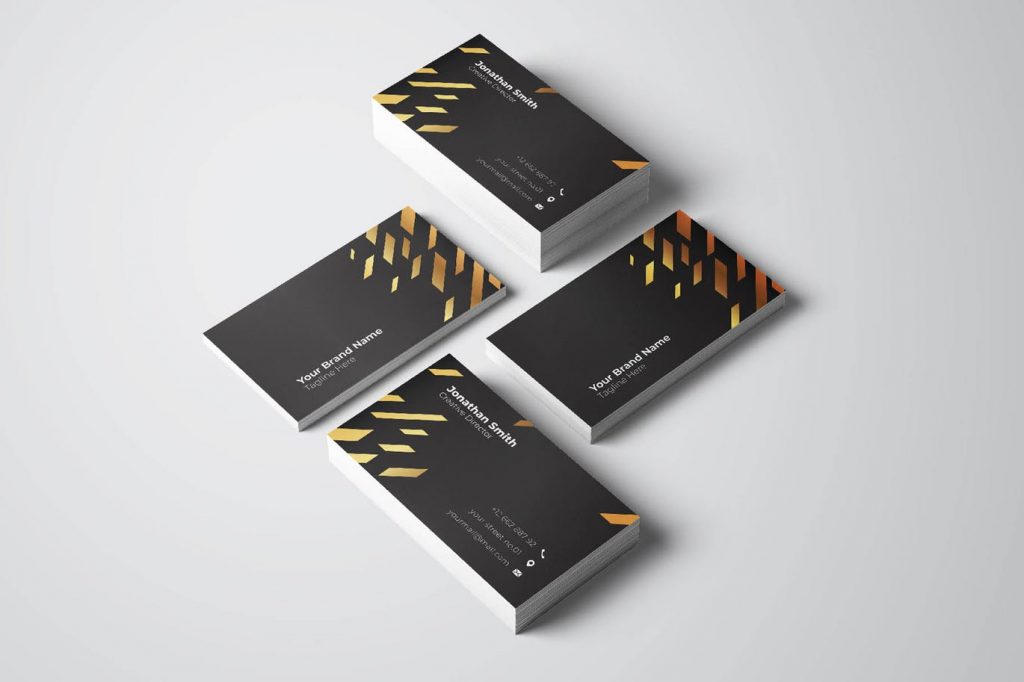 30+ Incredible Black and Gold Business Card Templates