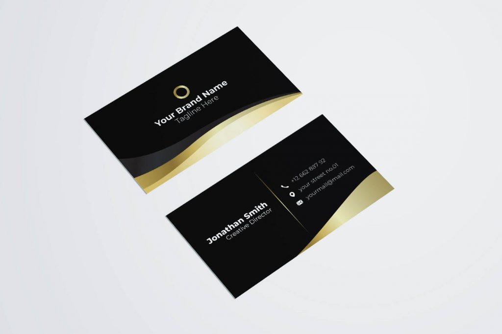 30+ Incredible Black and Gold Business Card Templates