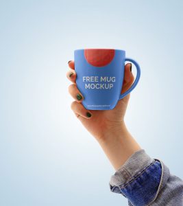 40+ Appealing Cup / Mug Hand Holding Mockup Templates