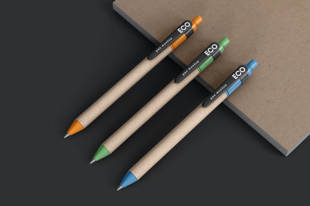 30+ Photorealistic Pen PSD Mockup Templates